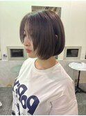 あき/顔まわりレイヤーボブ
