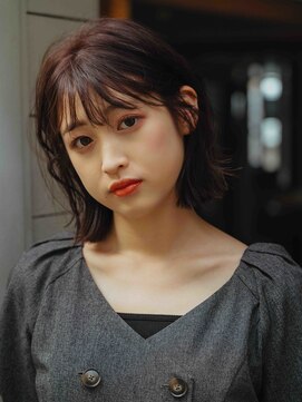 ポイントファイブバイソレイユ 藤沢店(.5 by SOLEIL) 切りっぱなしボブスタイル