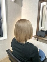 ベースヘアーデザイン(BASE HAIR DESIGN)&nbsp;ミルクティーベージュ ケアブリーチ レディース 宇都宮
