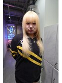 抜きっぱなしブロンド　× プルエクステ