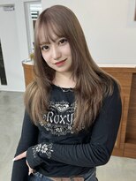リヴ オオサカ(LIV OSAKA) マロンベージュダブルカラーブリーチ1回レイヤーカット大阪梅田