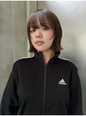 切りっぱなしボブ
