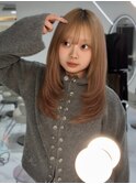 【MONA】ハイレイヤー/ロングレイヤー/ラテベージュ【栄駅】