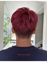 アーサス ヘアー デザイン 綾瀬店(Ursus hair Design by HEADLIGHT)&nbsp;ツーブロックマッシュショートとハイトーンカラー