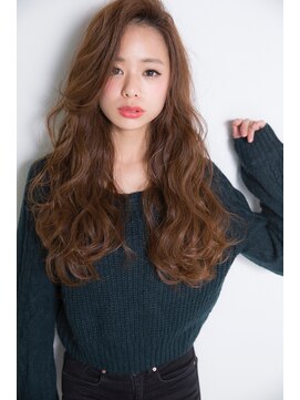 シエン 本店(CIEN) CIEN by ar hair片瀬『浜松可愛い』艶ベージュ×シフォンカール2