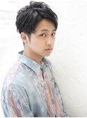 【CAMON.】クセ毛風パーマ×ツーブロックショート