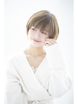 ロージーバイフーガヘアー 元住吉店(Rosy by FUGAhair) マロンベージュ/ニュアンスショートボブ/20代30代40代50代