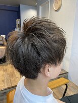 スカイフィールドヘアー(SKY FIELD HAIR) アッシュグレイ束感ショート