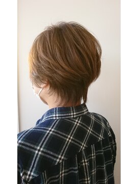 パザパ 花楯店 山形(pa za pa) 大人かわいい☆くびれショートレイヤーカット 30代40代50代