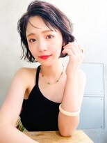 エース (ACE) ACE横浜 グラマラスカール×大人ボブ×チェリーブラック