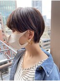 涼しげ♪耳かけ丸みショート[20代/30代/40代/50代]