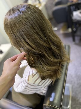 アクシス 昭和店(AXIS) バレイヤージュ＋オンカラー