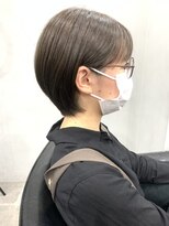 シャムオーツー 国分寺(CHAM:O2)&nbsp;グレージュ/耳掛けショート/赤み消し/眼鏡女子