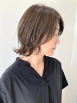 フォーク FOLK&nbsp;【FOLK】透明感ベージュ☆ナチュラル外ハネレイヤーウルフ♪