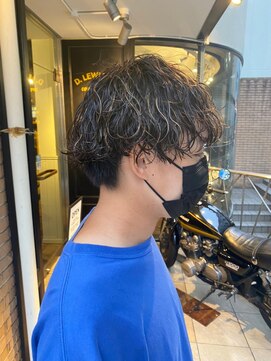 クオル 立川(QOL) 波巻きスパイラルパーマツーブロックツイストスパイラルパーマ