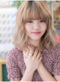 ★抜け感フレンチガーリールミエールジンジャーブロンドヘア★9