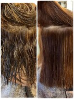 クレア 茅ヶ崎(CREA)&nbsp;白髪ぼかしハイライトに酸性ストレート