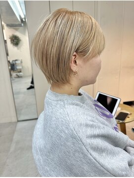 ミィ 浦和(mee) 前髪/マチルダボブ/ピンクベージュ/インナーグレージュ/浦和