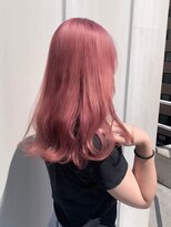 ラヴィズム(LUVISM)&nbsp;10代20代30代ピンクベージュダブルカラーブリーチ新潟万代