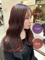 リリー 勝田台店(Lilly)&nbsp;〈Lilly勝田台 佐藤愛〉ブリーチなしボルドー＊