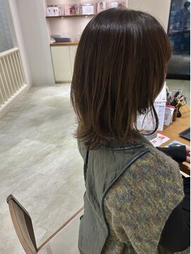 サラビューティーサイト 志免店(SARA Beauty Sight) 【志免】オリーブグレージュ×外はねボブ☆山之内