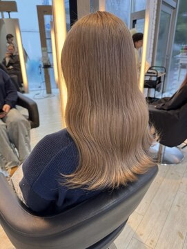 インク サカエ(inq sakae) ロングレイヤー/ミルクティーベージュ