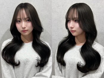 エレ('ele)の写真/小顔見せ×韓国顔まわりカットで“垢抜けたい”が叶う◎袋井/韓国/似合わせ
