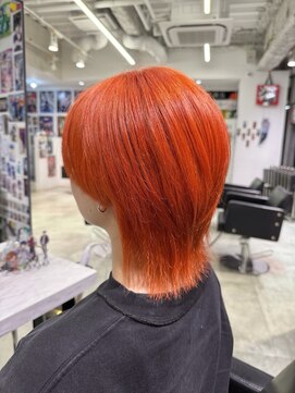 トーキョー オタクヘアー(TOKYO OTAKU HAIR) ▼青エク 志摩廉造 推しカラー オレンジカラー ブリーチカラー