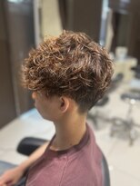 アヴァンスクロス あべのルシアス店(AVANCE. CROSS)&nbsp;スパイラルパーマ×刈り上げマッシュ×10代20代