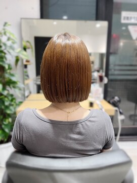 アカデミーサロンイー 代々木店(Academy Salon E) 【Academy SALON E】bob style/brown
