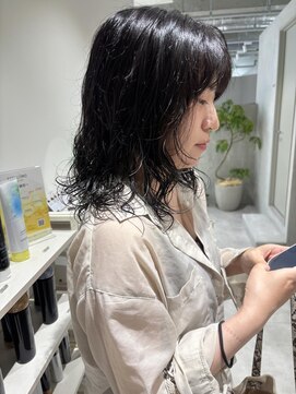 モリオフロムロンドン 大宮店(morio from London) 【大宮】ミディアム×デジタルパーマ