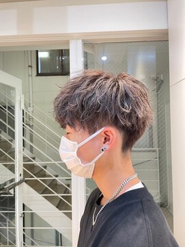 ヘアサロン ガリカ 表参道(hair salon Gallica) ツイストスパイラルパーマショート刈り上げ束感