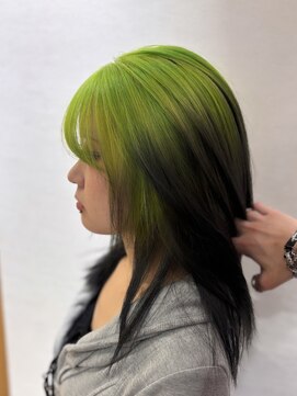ジプソ(Gypso Hair salon) (そうや)ライトグリーンルーツ