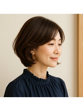 スープレックス ヘアーデザイン(SOUPREX HAIR DESIGN) 大人エレガント内巻きボブ　20代 30代 40代 50代 60代　髪質改善