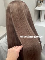 ベレーザ 渋谷(BELEZA)&nbsp;16886ブリーチ＆ダブルカラーミルクティーチョコレートブラウン