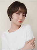〈m22〉大人ショートハイライト髪質改善キッズカット前髪30代40