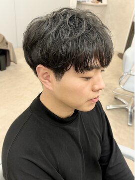 シエテ 津田沼(Siete) MEN’S HAIR/サーフカール/刈り上げセンターパート/津田沼