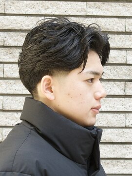 ザバーバー 渋谷(THE BARBER) 短髪フェード+フェザーパーマ