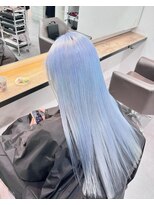 ベレーザ 渋谷(BELEZA) 18170髪質改善アイスブルーアッシュハイトーンカラーブルージュ