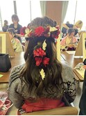 卒業式ヘアセット