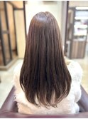 寒色系カラー/ロングレイヤースタイル