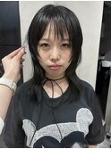 レイヤーカット/ハッシュカット/グレージュ/kyoka