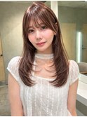 今っぽく垢抜ける顔まわりレイヤー