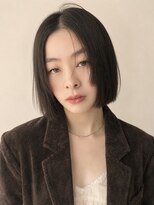 ノラ ギンザ(NORA GINZA) 【喜友名】ボブレイヤーボブ髪質改善ストレートパーマブラウン