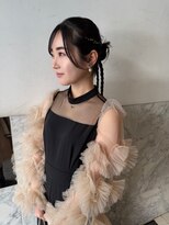 アクシス 栄店(`AXIS)&nbsp;馬渕ミルクティーブロンド/ダークブルー/デジタルパーマ/栄