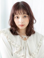 ドクターズサロン LAB 小山店&nbsp;アプリコットオレンジ大人ガーリーレイヤーl小山10代20代30代