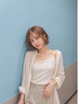 アース 熊本嘉島店(HAIR&MAKE EARTH)&nbsp;切りっぱなしボブ