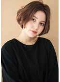 コロンと　再現しやすい　ショートボブスタイル