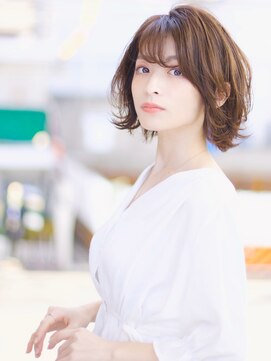 グランド(GRAND) 25歳からの【毛先パーマ /黒髪/ことりベージュ】♪