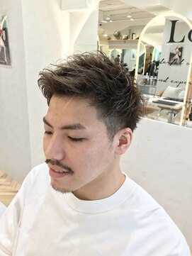 ロンドプランタン 恵比寿(Lond Printemps) 【Lond printemps】ツーブロックショート アップバング